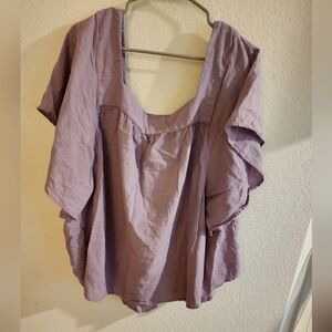 Purple blouse 4x